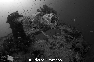 Thistlegorm's cannon by Pietro Cremone 
